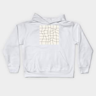 Warp Grid: Off-White Day Edition Kids Hoodie